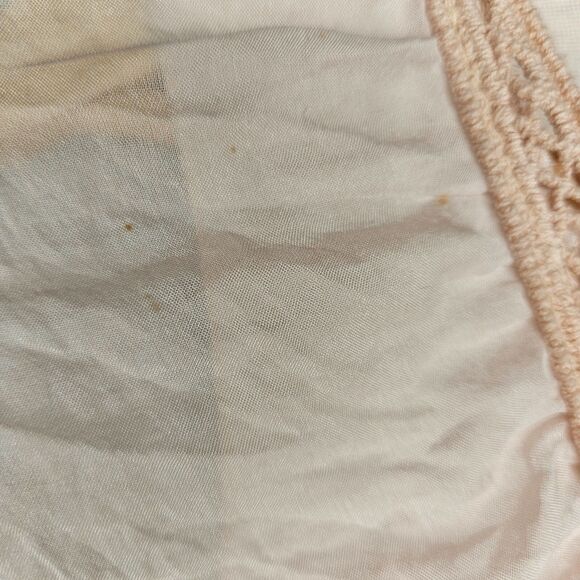 CARLA CONTI 100% Silk Blouse Small Pink Flutter Sleeves Lined Fairy Butterfly - Picture 4 of 9